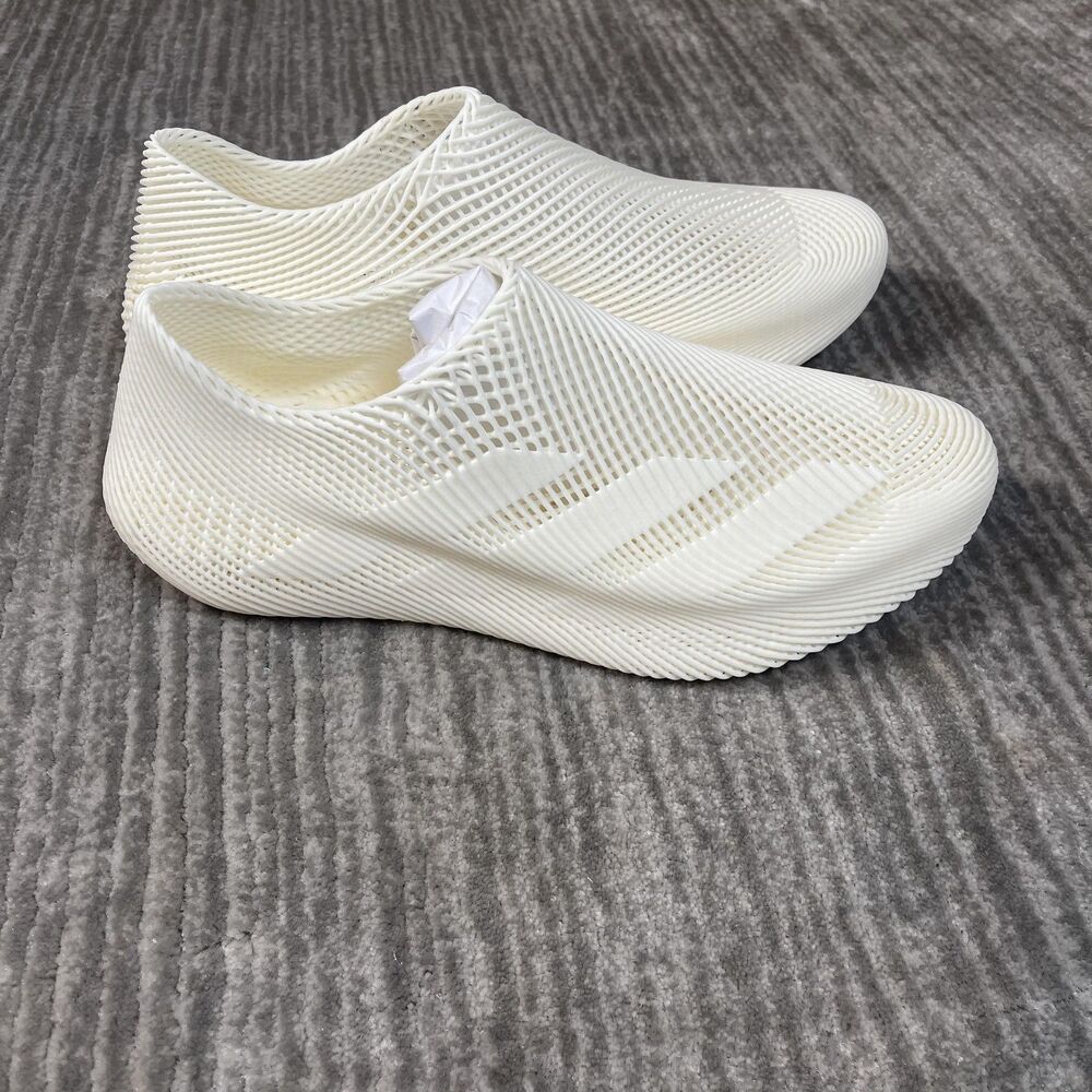 Adidas Climacool Shoes Mens Size 11.5 White Slip On 3D Mesh Lightweight Casual